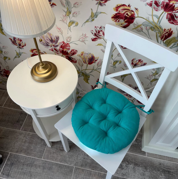 Round Aqua Chair Cushion for Your Home