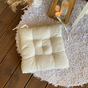 Square Linen Chair Cushion for Your Home