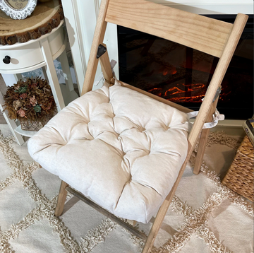 Trapezoid Linen Chair Cushion For Your Home