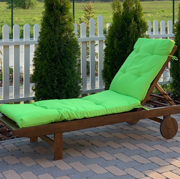 Chaise Lounge Bright Green Cushion for Your Home