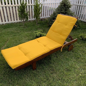 Chaise Lounge Yellow Cushion for Your Home