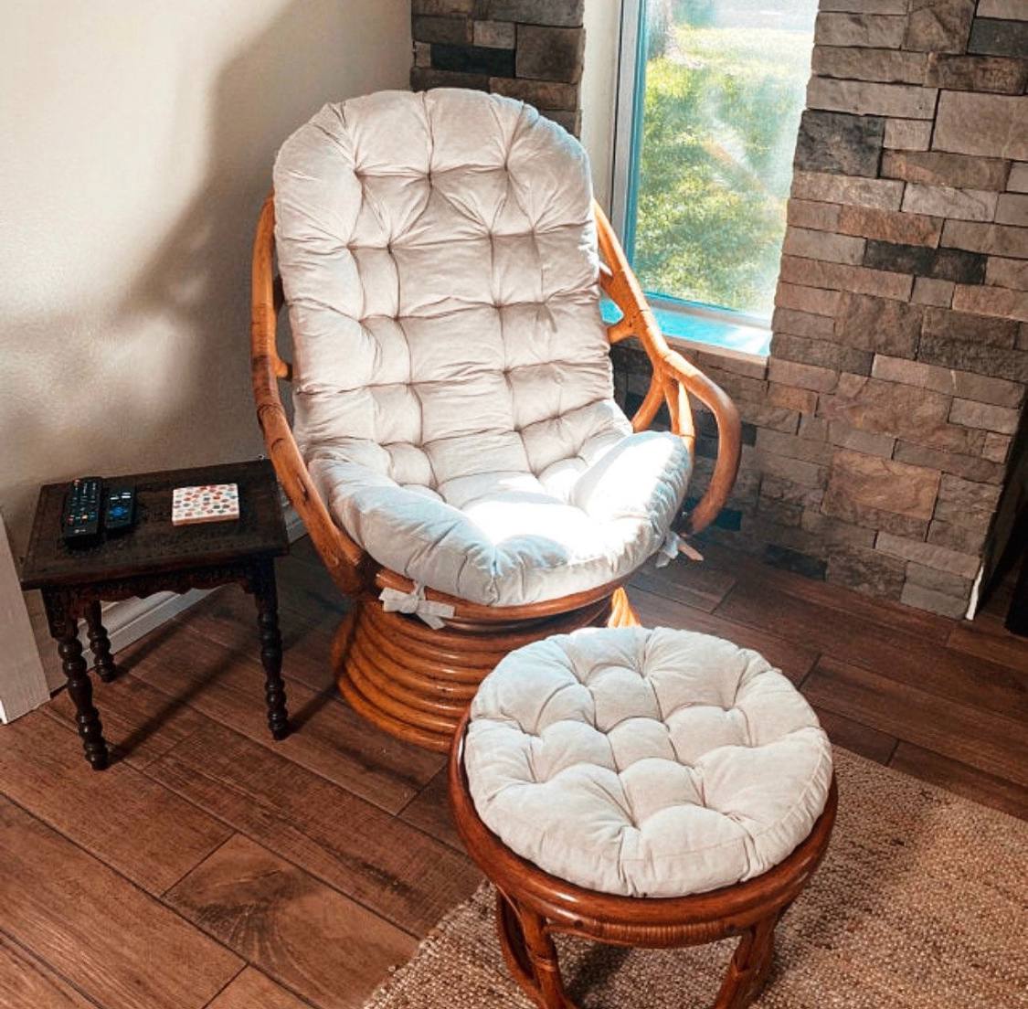 Rattan Linen Chair Cushion for Your Home